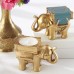 Lucky Golden Elephant Candle Holder