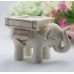 Lucky Ivory Elephant Candle Holders