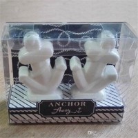 Ceramic Anchor Design Salt & Pepper Shaker Set