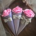 Purple Cone Shaped Candy Boxes