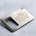 Personalized Credit Card Bottle Openers