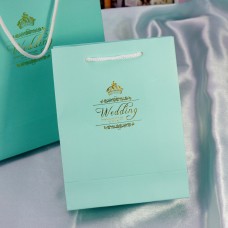 Tiffany Blue Paper Favor Bag 